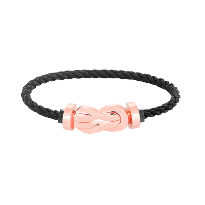 [Bloom]CHANCE LARGE 8 FIGURE BUCKLE NO DIAMOND BRACELET ROSE GOLD