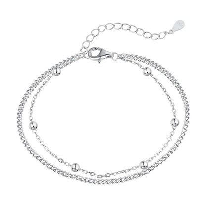 [Bloom]Delicate Bead Double Layer Bracelet