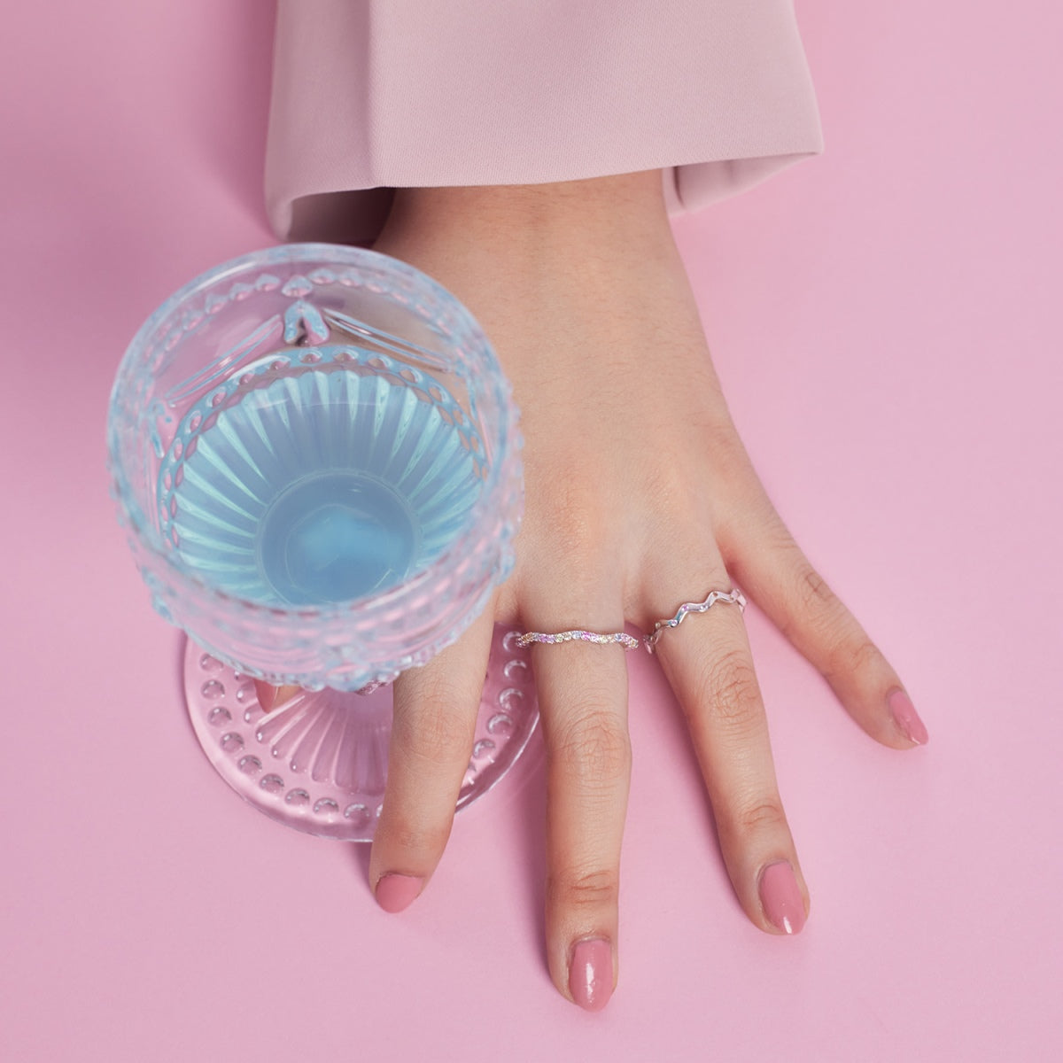 [Bloom]Ornate Vibrant Round Cut Daily Ring