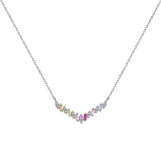 [Bloom]Dazzling Rainbow Necklace