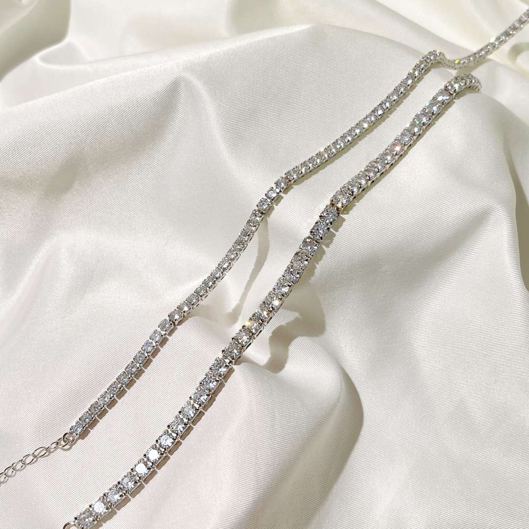 [Bloom]Elegant Tennis Chain Necklace