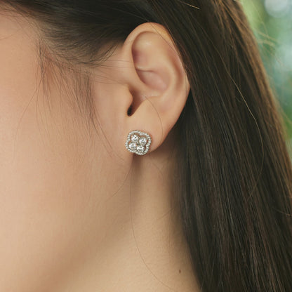 [Bloom]Four-Leaf Clover Exquisite Earrings