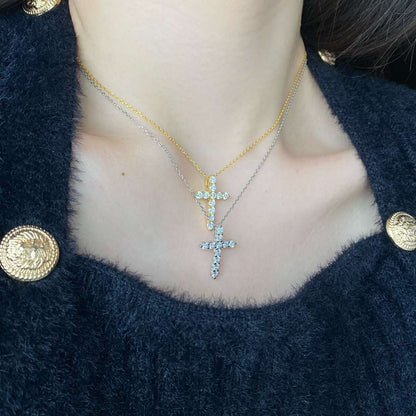 [Bloom]Unique Cross Shape Necklace