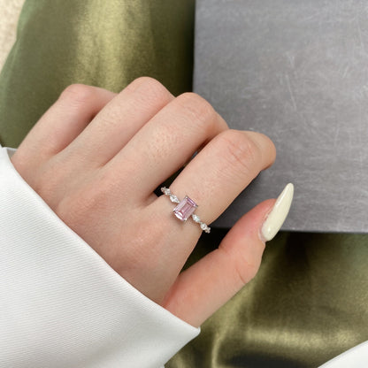 [Bloom]1.0 Carat Dainty Resplendent Radiant Cut Daily Ring