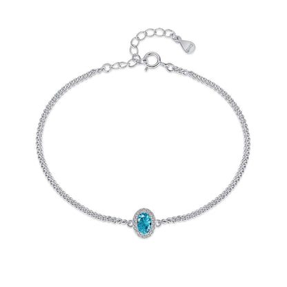 [Bloom]Exquisite Oval Shape Bracelet