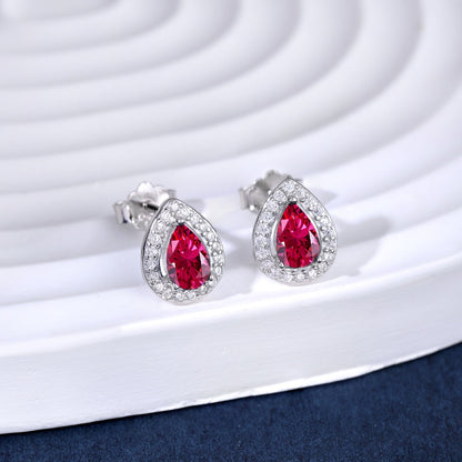 [Bloom]Luxurious Water Drop Shape Earrings