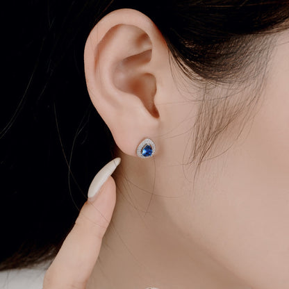 [Bloom]Luxurious Water Drop Shape Earrings