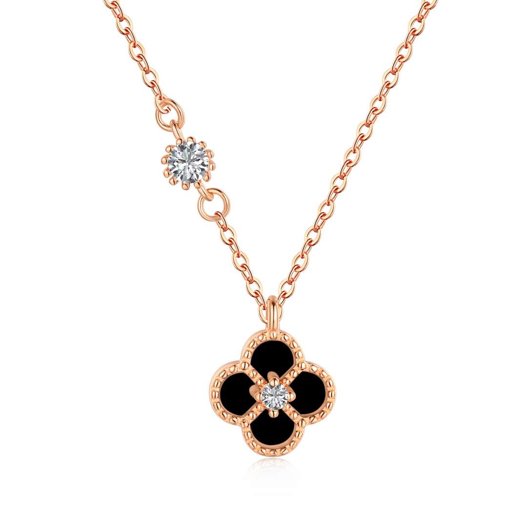 [Bloom]Delicate Flower Shape Necklace