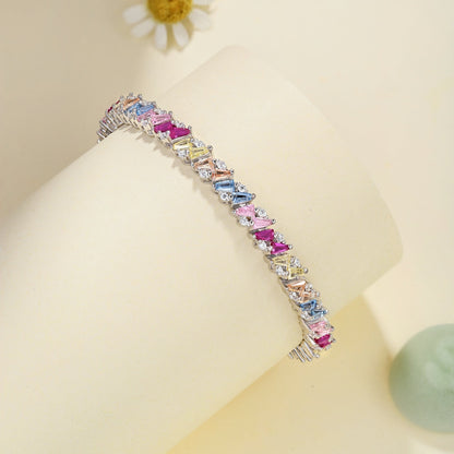 [Bloom]Ornate Sparkling Multi Cut Party Bracelet