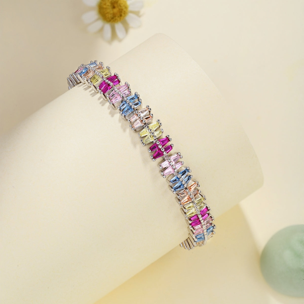 [Bloom]Sparkling Exquisite Multi Cut Party Bracelet