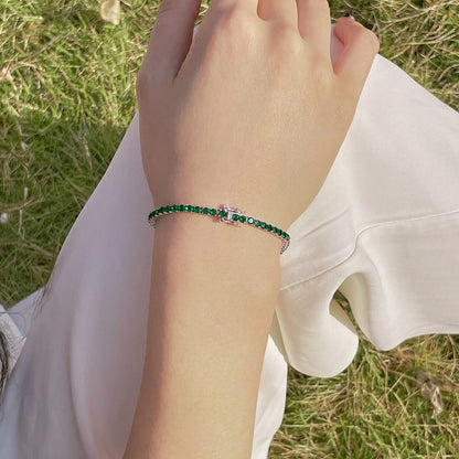 [Bloom]Radiant Colorful Round Cut Party Bracelet