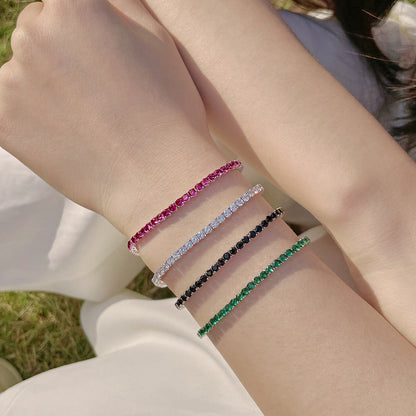 [Bloom]Radiant Colorful Round Cut Party Bracelet