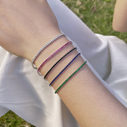 [Bloom]Radiant Colorful Round Cut Party Bracelet