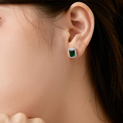 [Bloom]Luxurious Dainty Emerald Cut Banquet Earrings