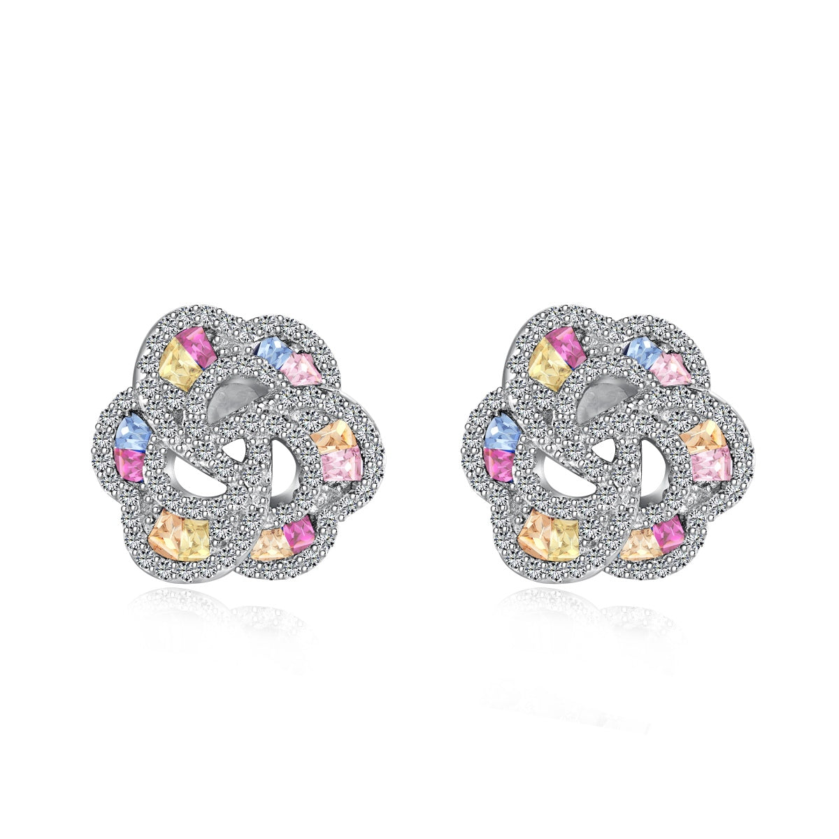 [Bloom]Exquisite Flower Shape Daily Earrings