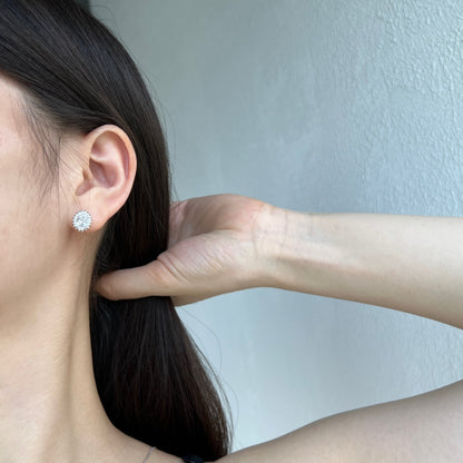 [Bloom]Delicate Radiant Oval Cut Daily Earrings