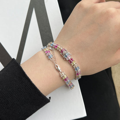 [Bloom]Sparkling Exquisite Multi Cut Party Bracelet