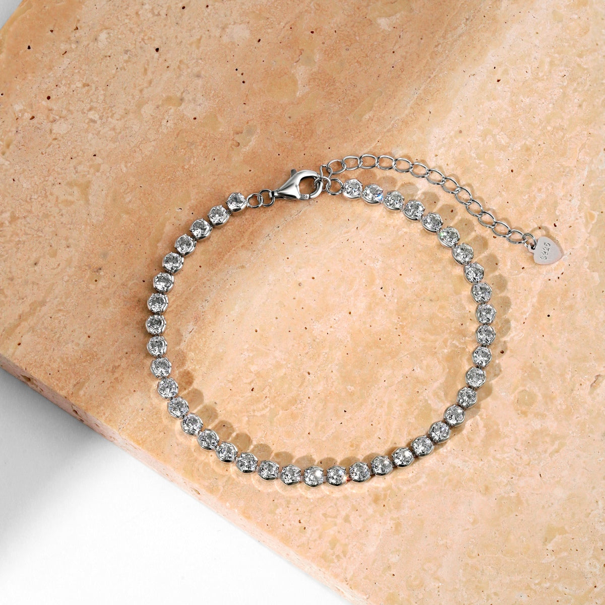 [Bloom]Dazzling Sparkling Round Cut Daily Bracelet