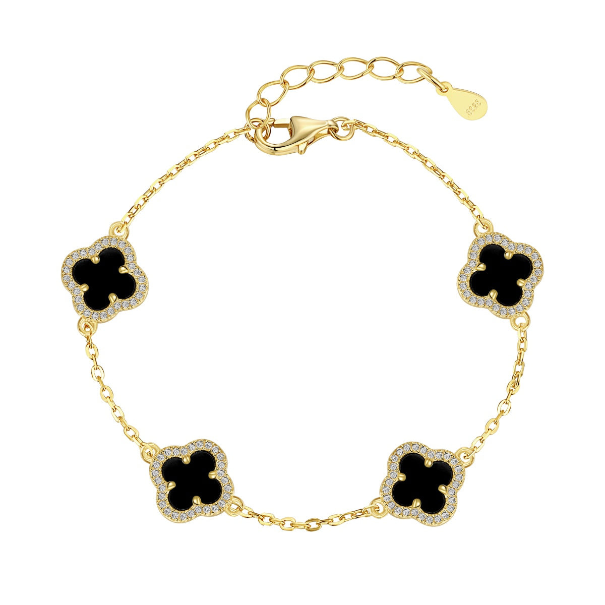 [Bloom]Four-Leaf Clover Exquisite Bracelet