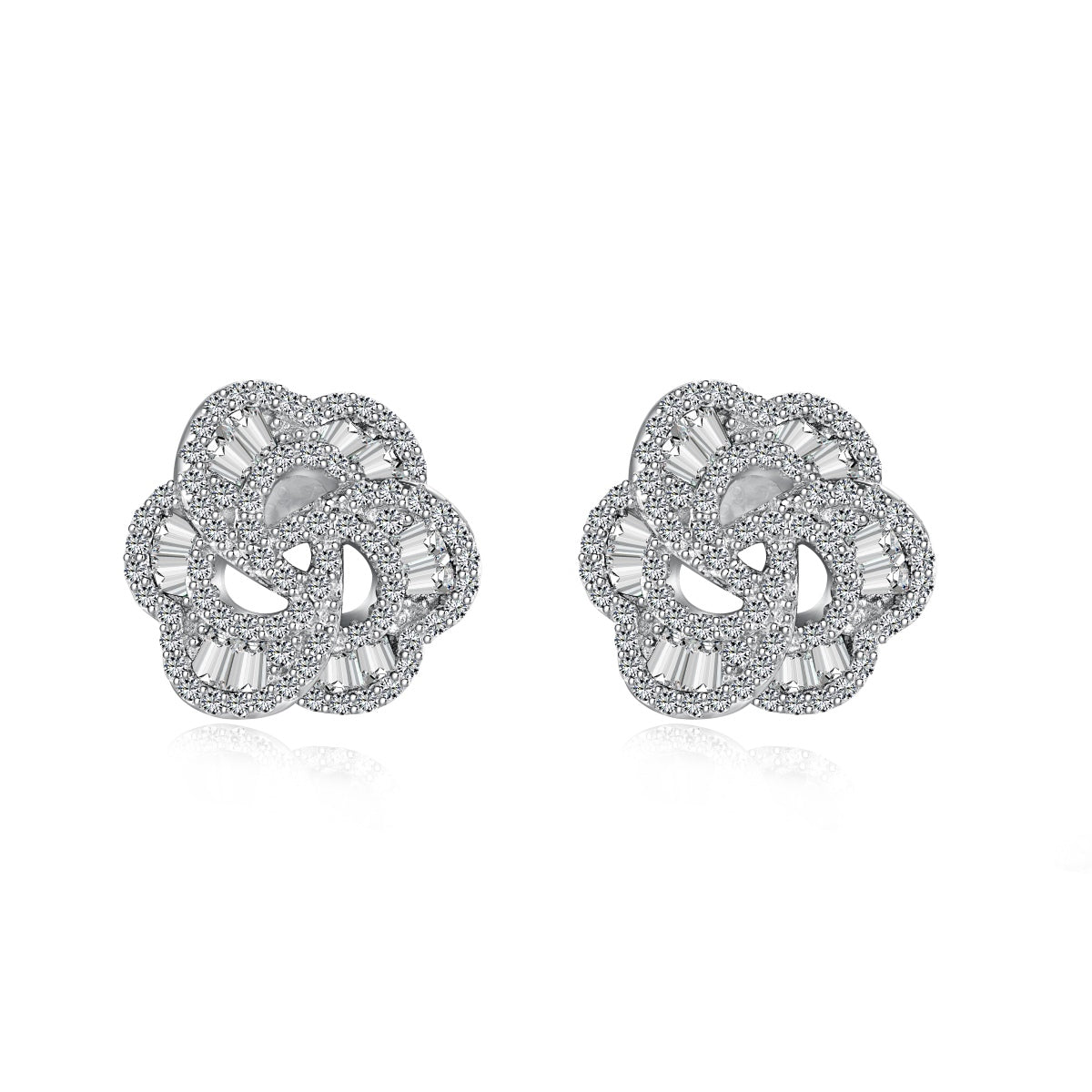 [Bloom]Exquisite Flower Shape Daily Earrings