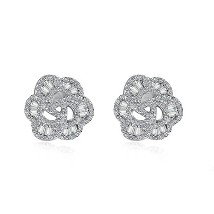 [Bloom]Exquisite Flower Shape Daily Earrings