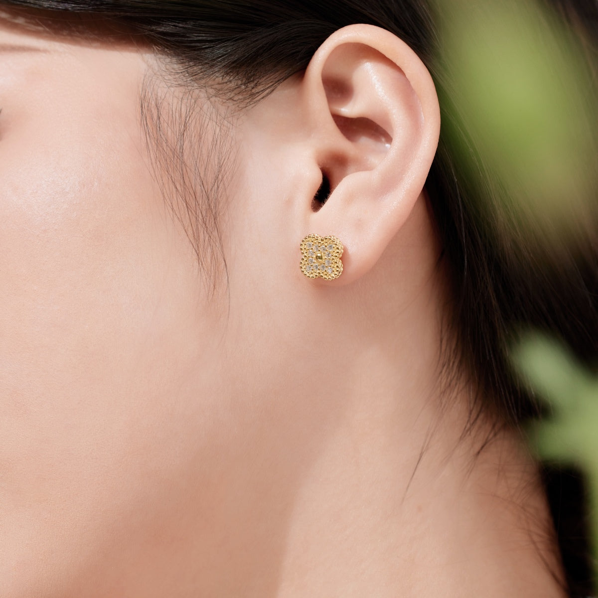 [Bloom]Four Leaf Clover Fashion Earrings