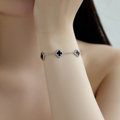 [Bloom]Four-Leaf Clover Exquisite Bracelet