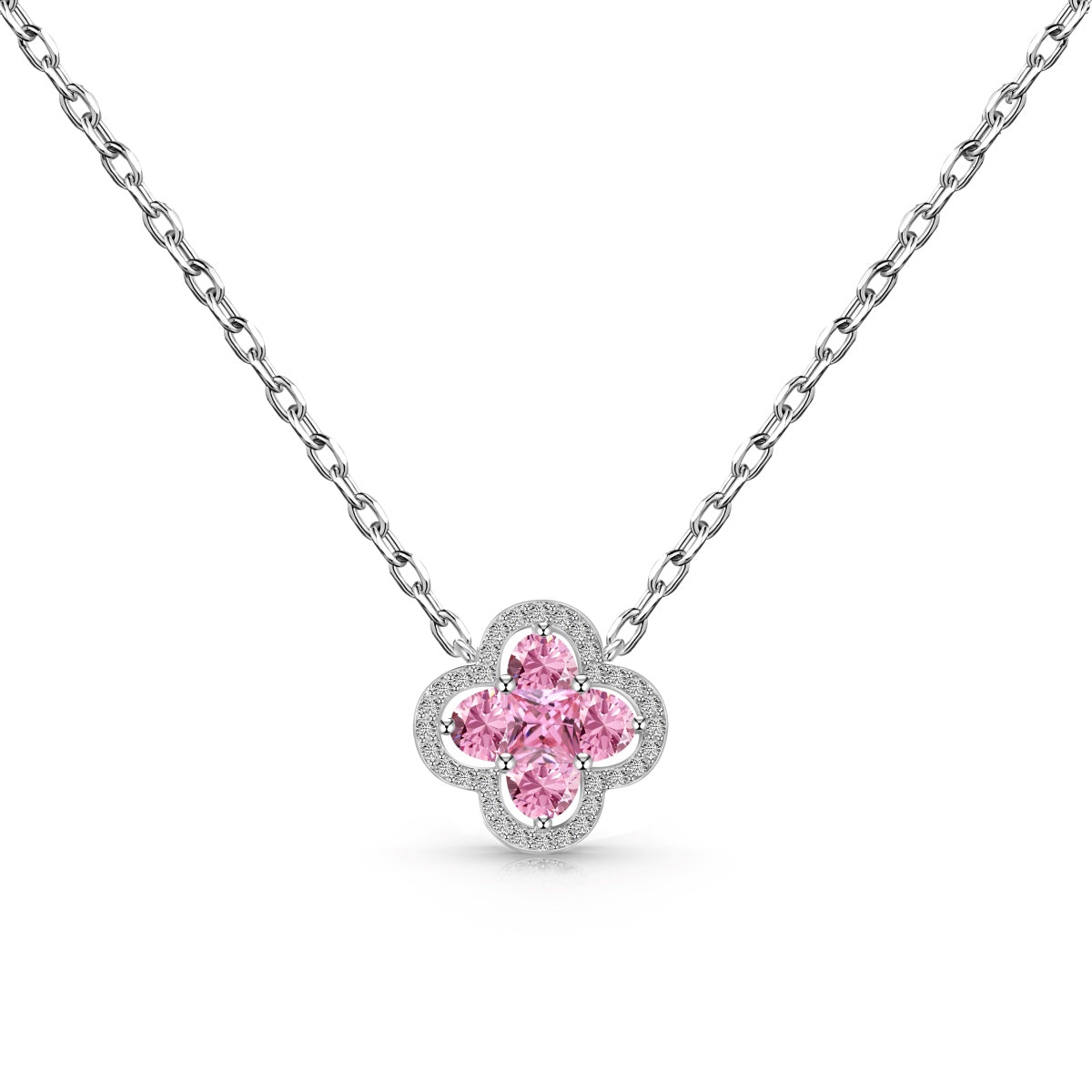 [Bloom]Spliced Lucky Four-Leaf Clover Versatile Necklace