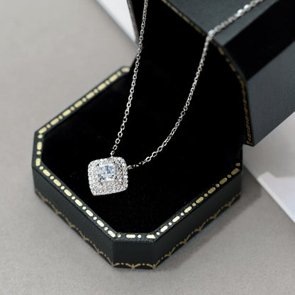 [Bloom]Sparkling Asscher Cut Necklace