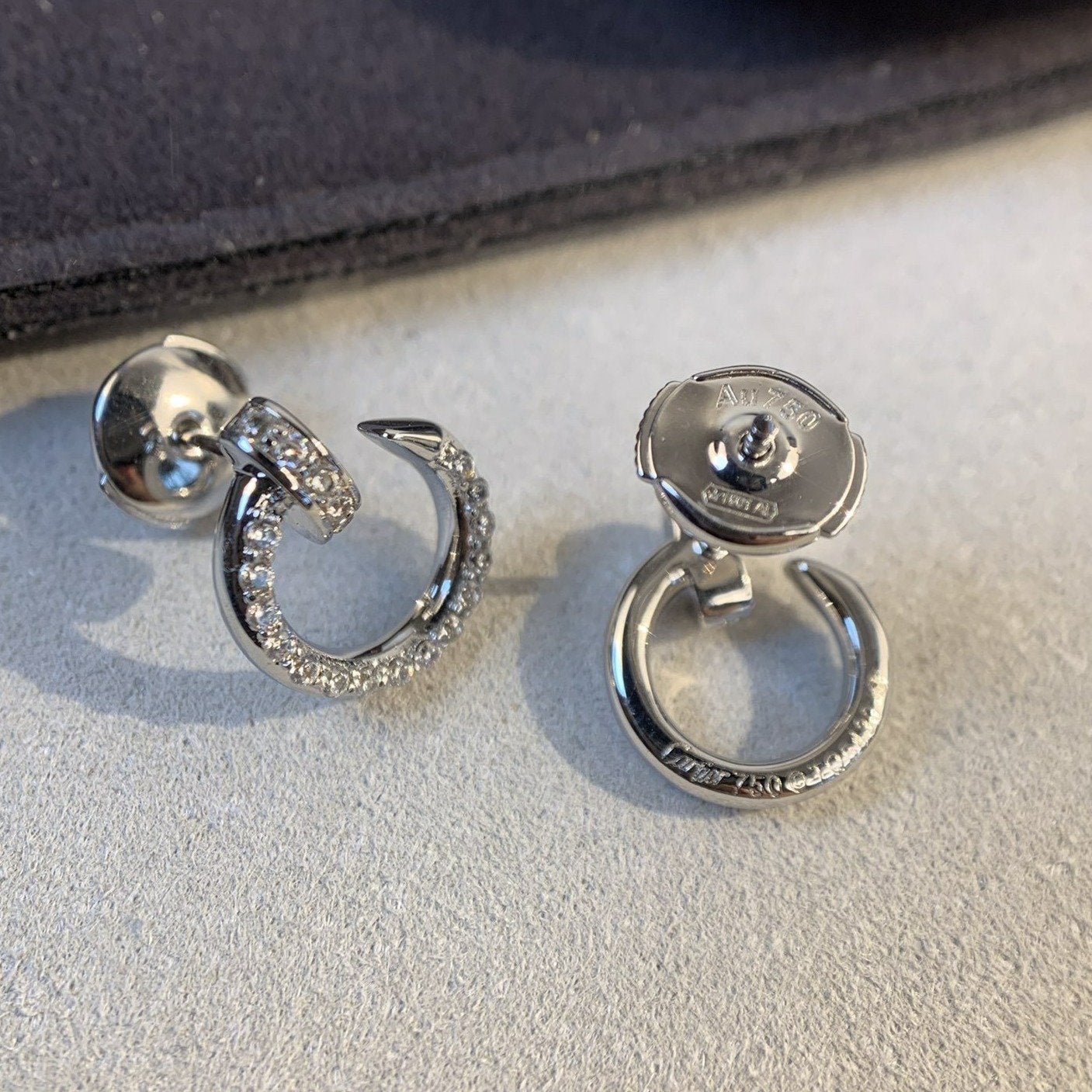 [Bloom]JUSTE EARRINGS SILVER DIAMONDS