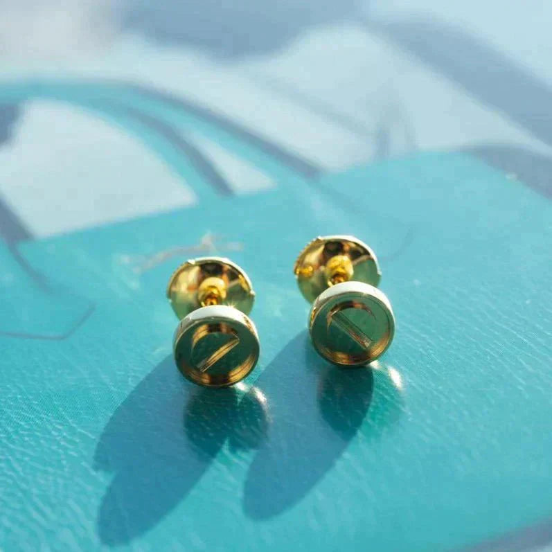 [Bloom]LOVE EARRINGS GOLD 10MM