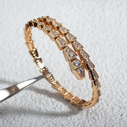 [Bloom]SERPENTI BRACELET 6.8MM PINK GOLD DIAMOND