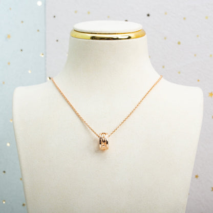 [Bloom]PARENTESI NECKLACE PINK GOLD