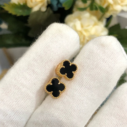 [Bloom]CLOVER MINI GOLD EARRINGS