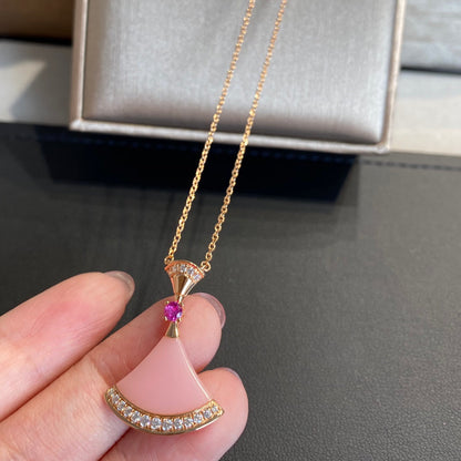 [Bloom]DREAM NECKLACE PINK OPAL