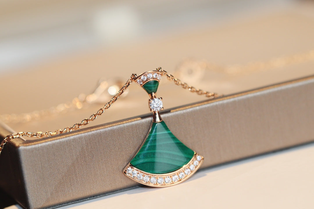 [Bloom]DREAM NECKLACE MALACHITE DIAMOND