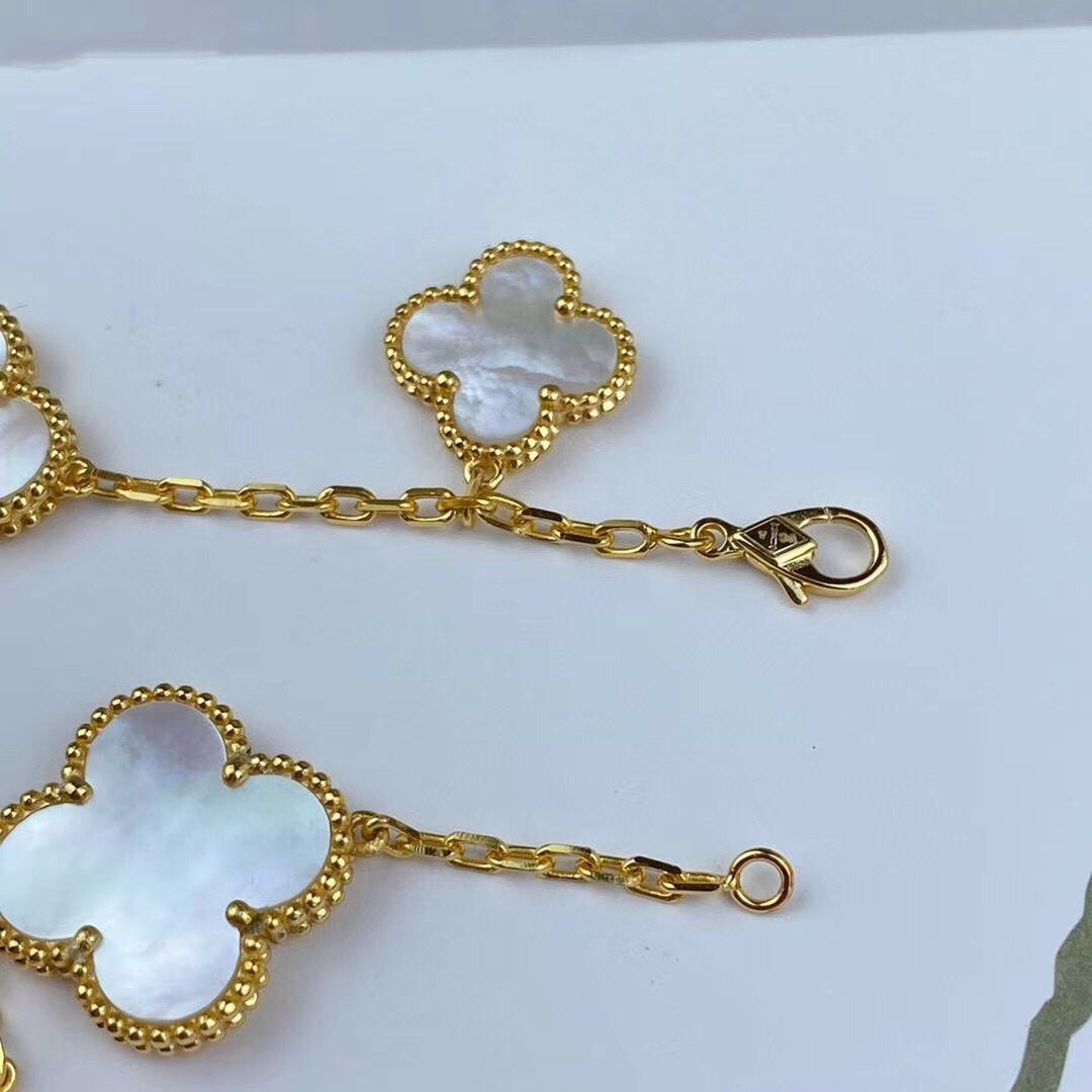 [Bloom]MAGIC CLOVER MOP GOLD BRACELET 5 MOTIFS