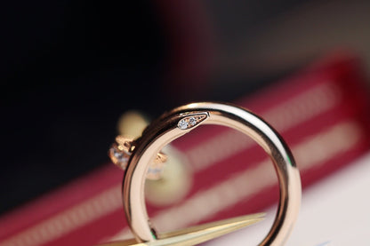 [Bloom]JUSTE RING 2.65MM PINK GOLD DIAMOND