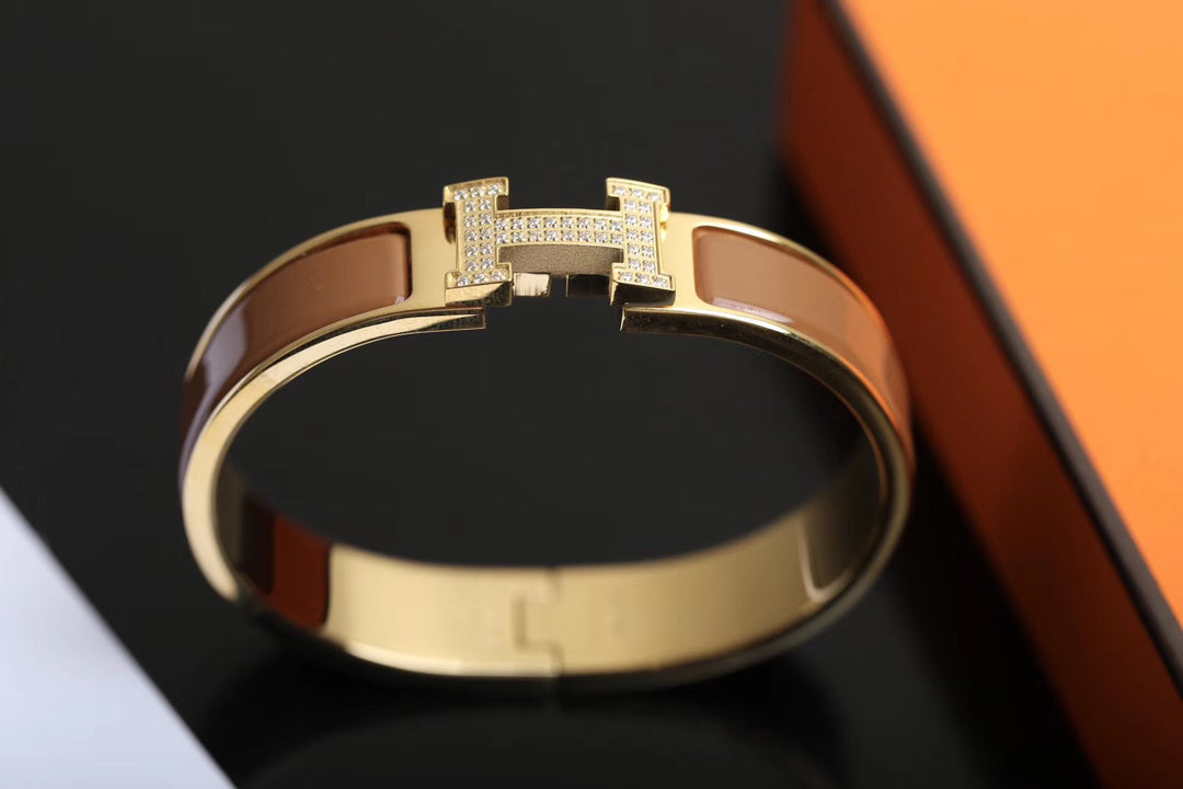 [Bloom]H BRACELET GOLD DIAMOND