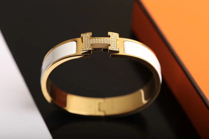 [Bloom]H BRACELET GOLD DIAMOND