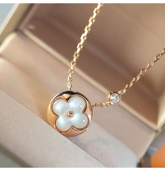 [Bloom]SUN MOP GOLD 1 DIAMOND NECKLACE