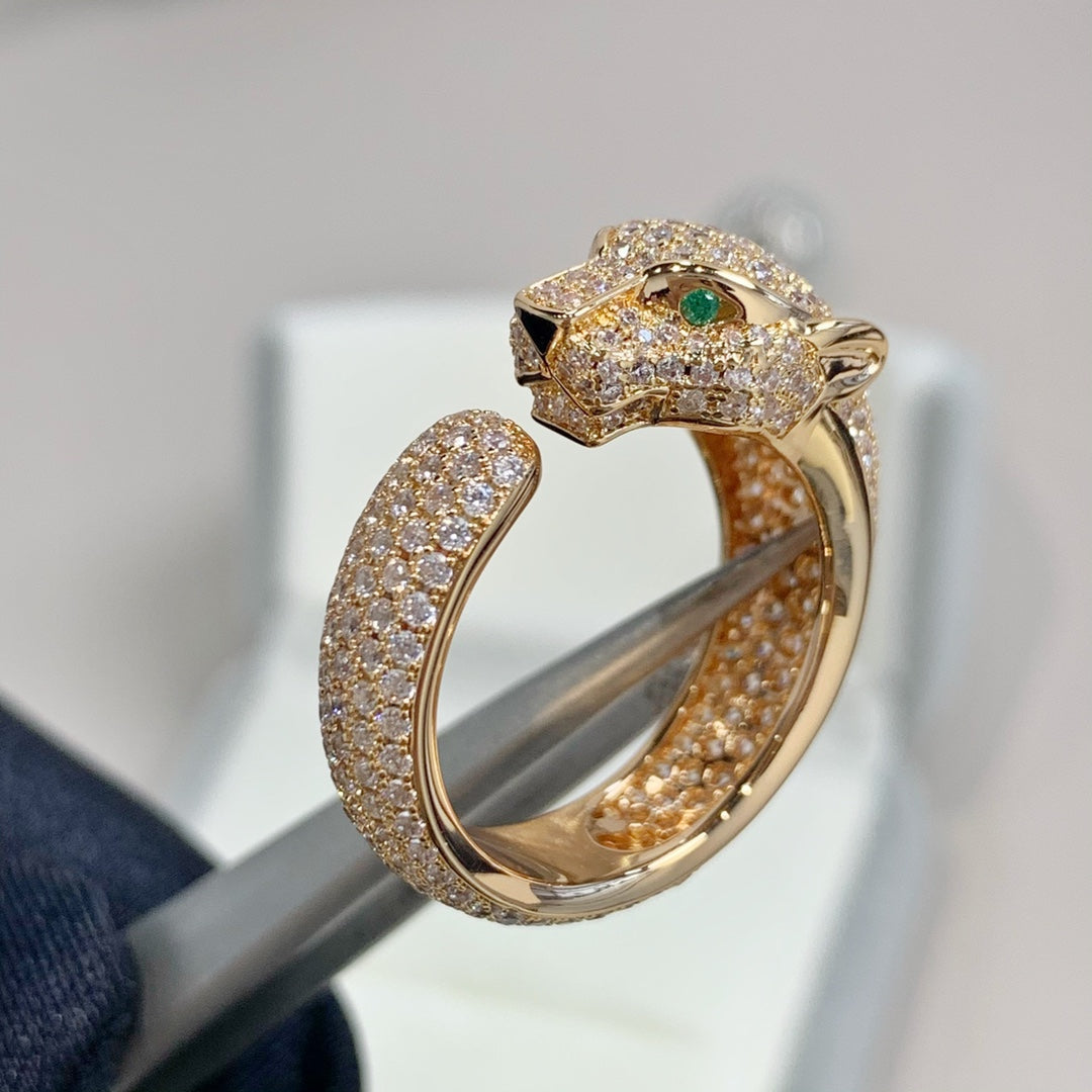 [Bloom]PANTHERE PINK GOLD DIAMOND RING