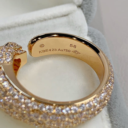 [Bloom]PANTHERE PINK GOLD DIAMOND RING