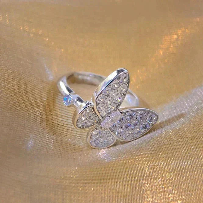 [Bloom]BUTTERFLY DIAMOND RING