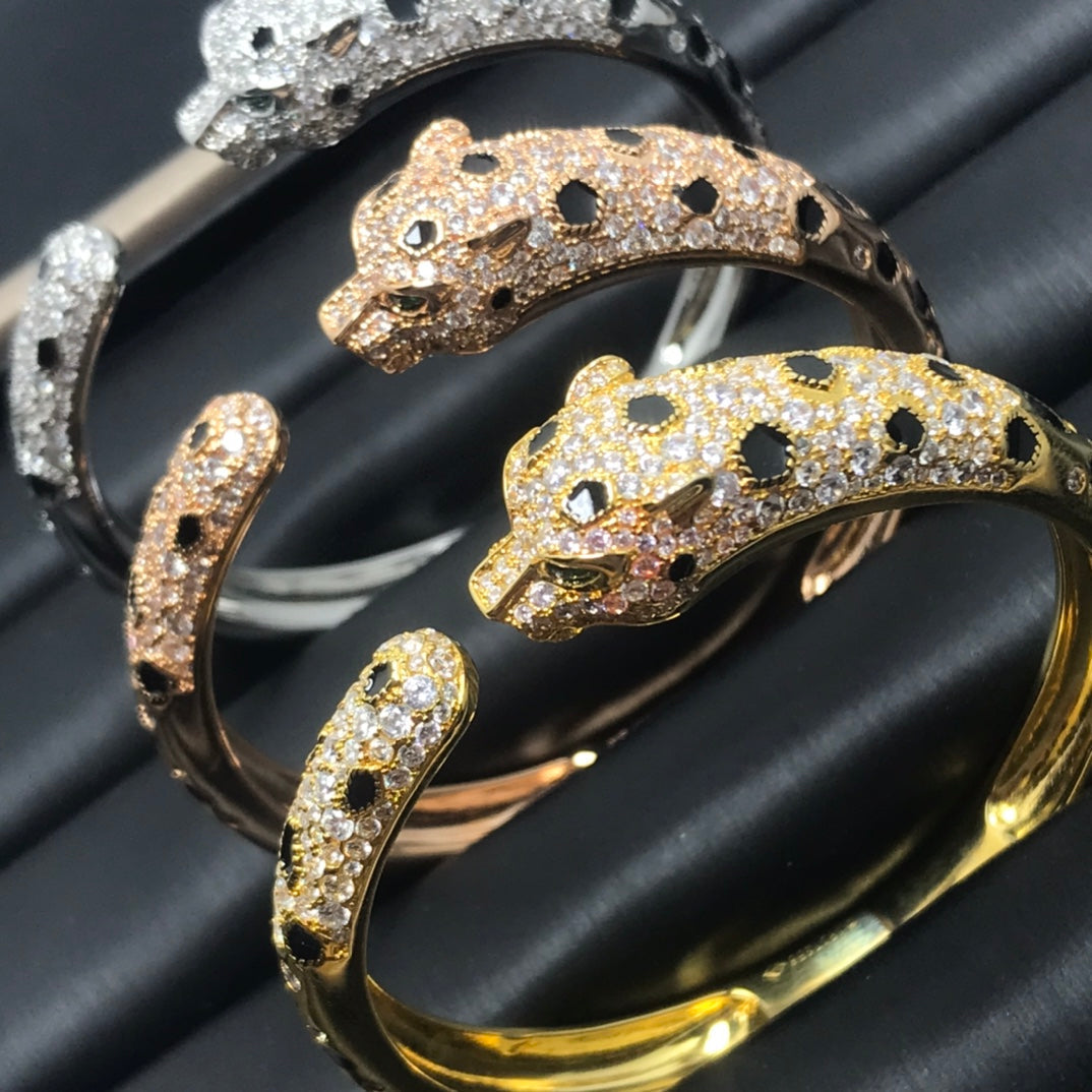 [Bloom]PANTHERE BIG BRACELET DIAMONDS