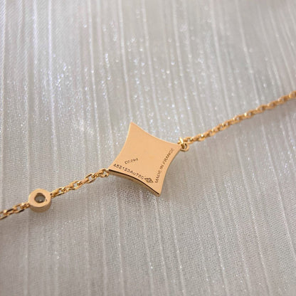 [Bloom]COLOR STAR PINK GOLD DIAMOND BRACELET