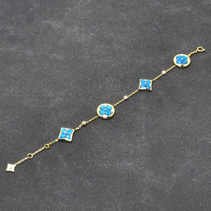 [Bloom]STAR AND SUN TURQUOISE 4 MOTIFS 3 DIAMONDS