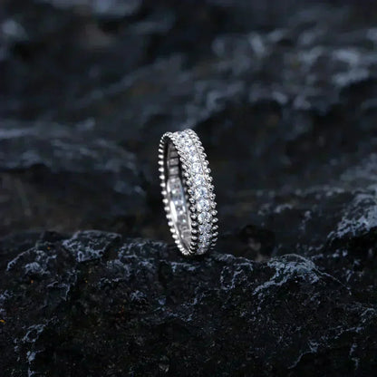 [Bloom]PERLEE DIAMOND SILVER RING