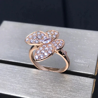 [Bloom]BUTTERFLY PINK GOLD DIAMOND RING