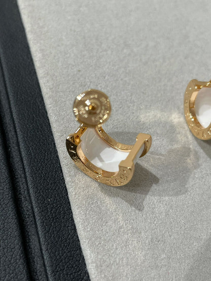 [Bloom]ZERO 1 PINK GOLD CERAMIC EARRINGS